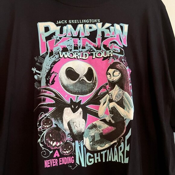 Nightmare Before Christmas NBC Pumpkin King Graphic Tee Size 2x - Picture 5 of 6